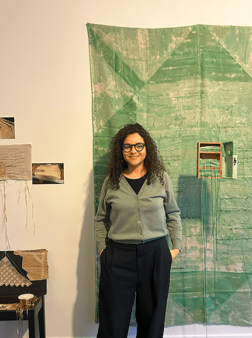 Asma Ben Aissa - Visite d'atelier - Cité internationale de Paris - avril 2025.