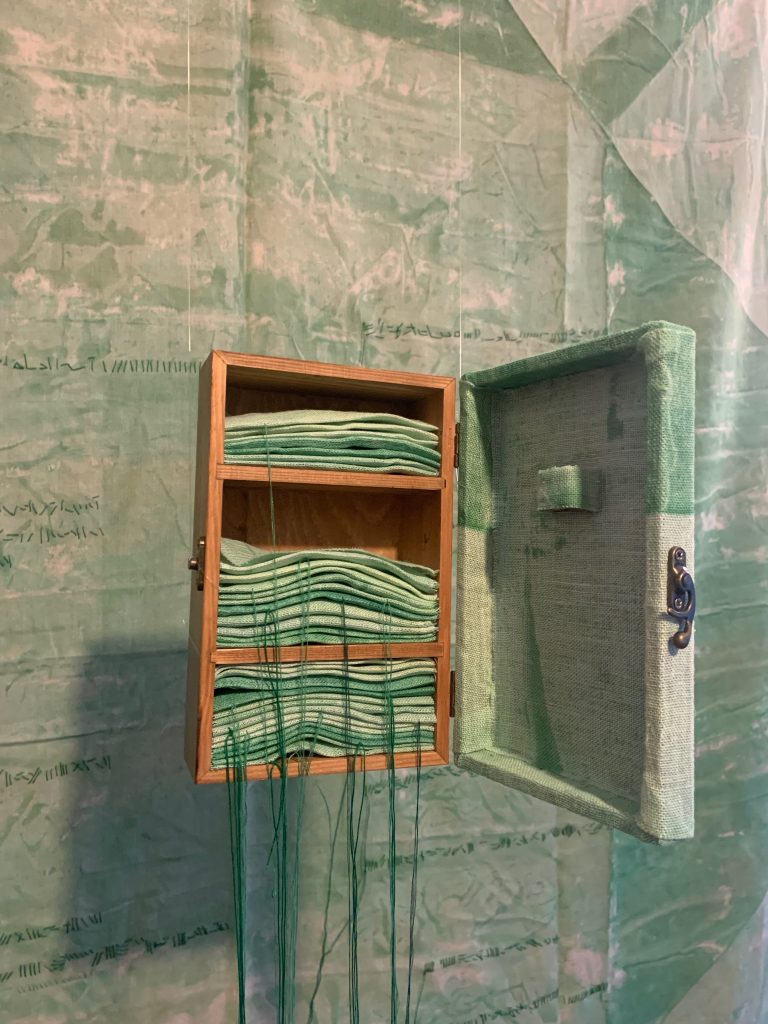 Asma Ben Aissa - Visite d'atelier - Cité internationale de Paris - avril 2025.